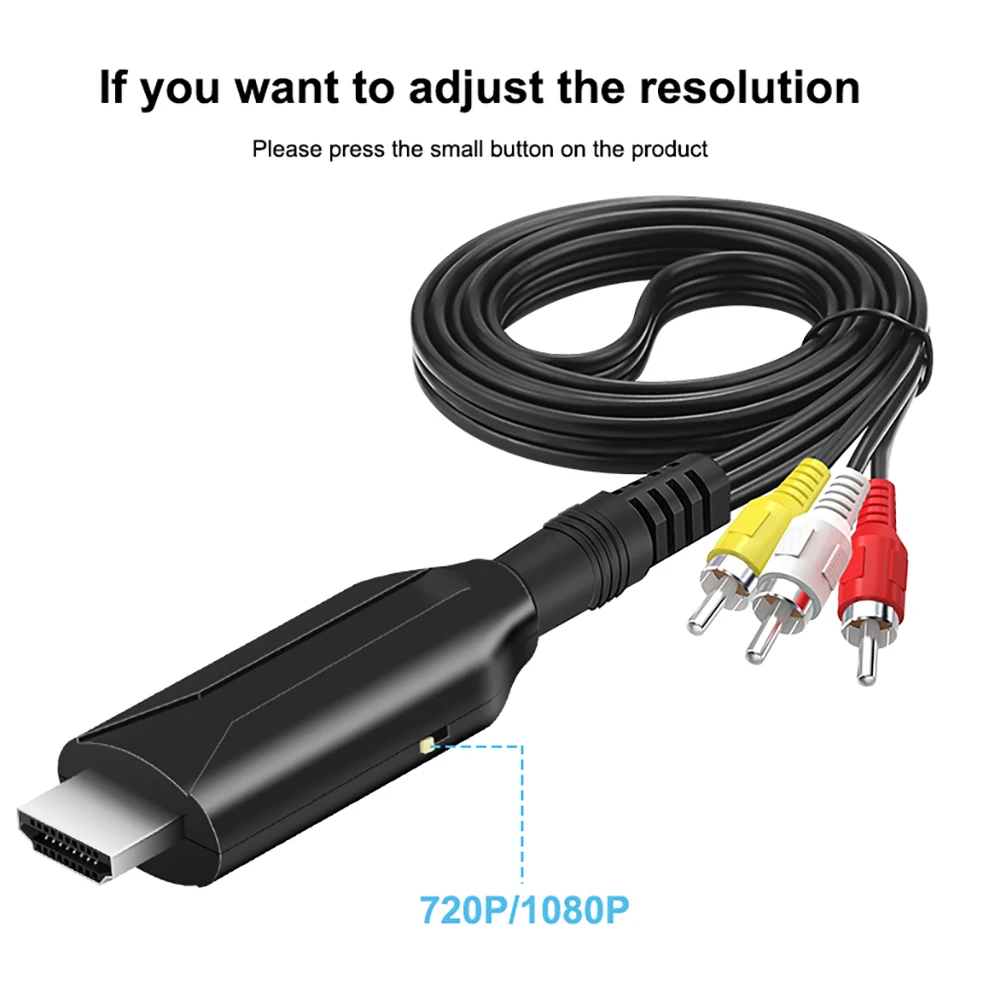 HDMI ȣȯ AV Ϸ ̺ ,   ڽ,  NTSC PAL, HD 1080P  RCA AV, CVSB L/R 