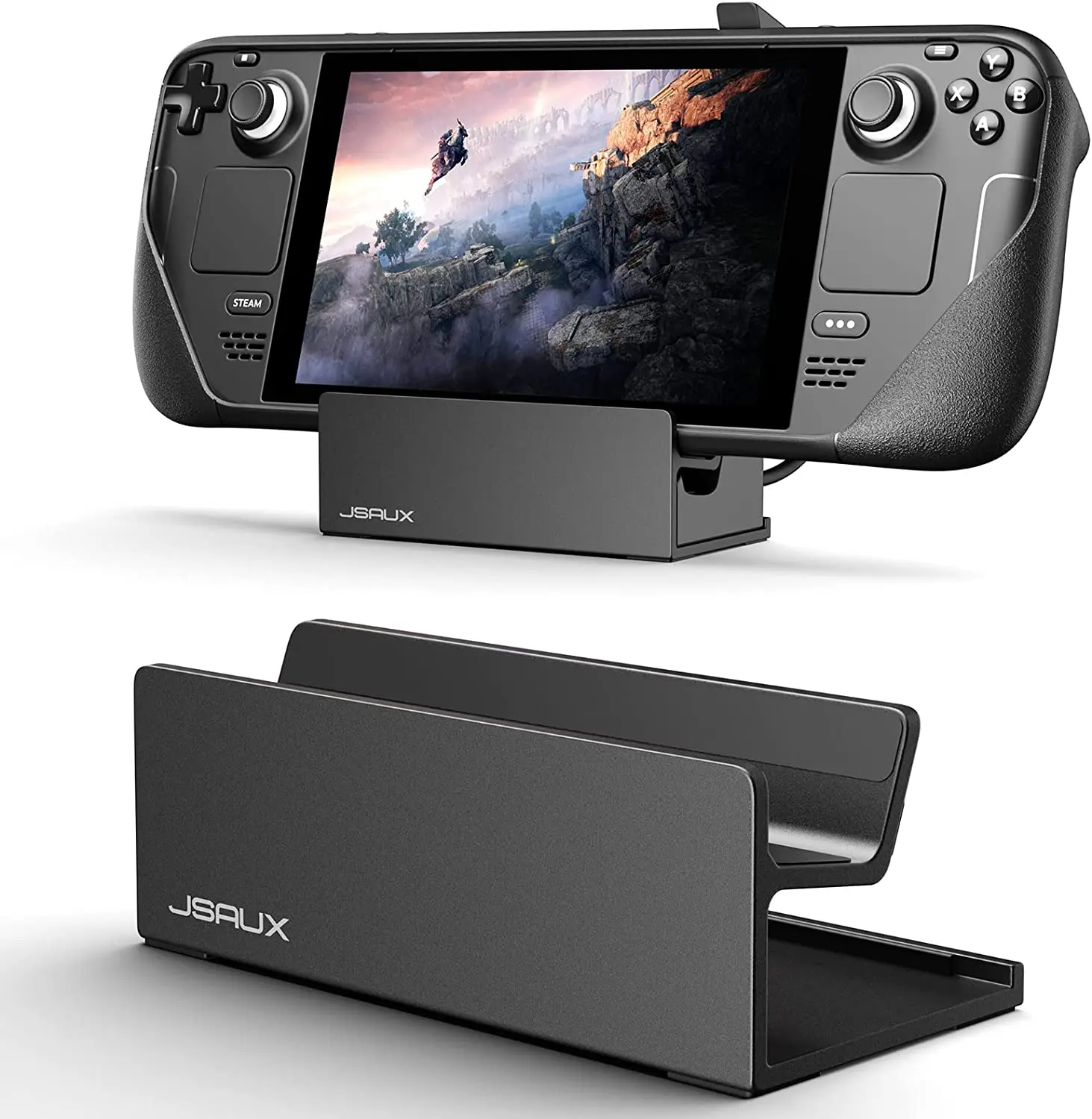 Supporto Per Rog Ally Dock E Rog Ally Con Custodia, Supporto In Lega Di Alluminio Smerigliato Per Rog Ally, Supporto Antiscivolo Per Asus Rog Ally