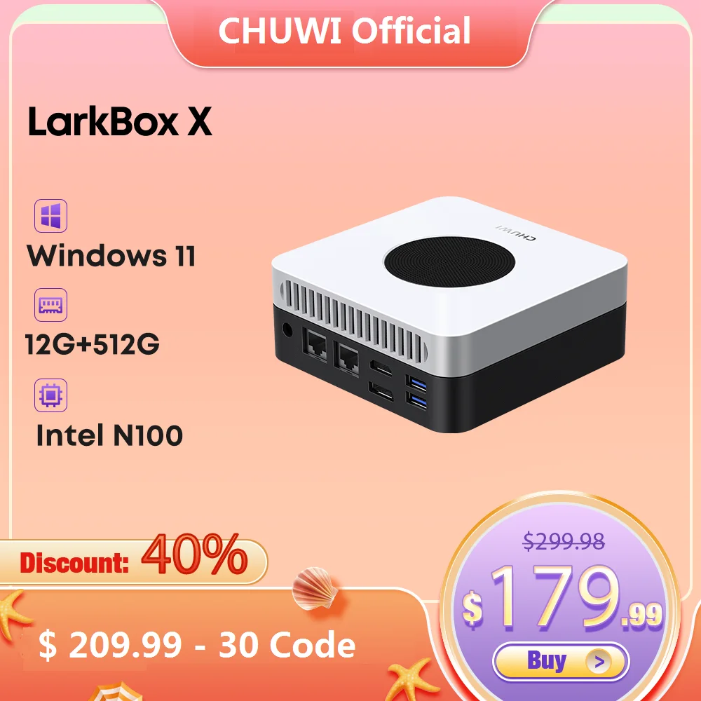 新品 CHUWI LarkBox X 2023 Intel ミニPC N100 - 通販 - www