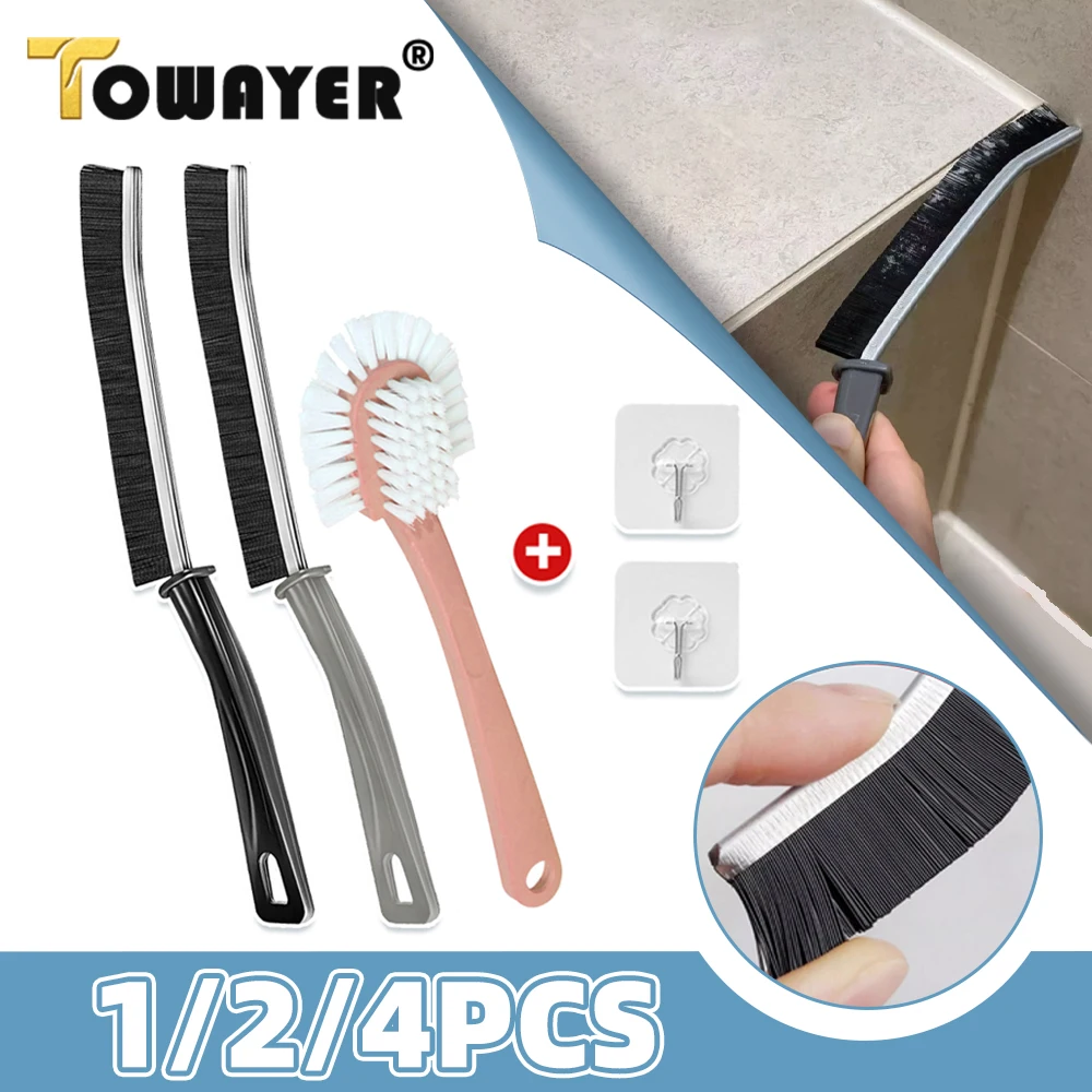 

Durable Grout Cleaner Brush Portable Tile Joints Scrubber Household Window Corner Grout Cleaner Small Tile Grout Cleaning Tools