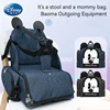 Disney Mickey Minnie Mama Backpack Schoolbag Children's Backpack For Grade A Backpack That Infants Can Sit On Multifunctional 3