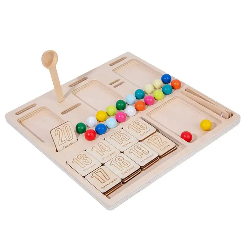 

Montessori Counting Cognitive Counting Math Toys Educational Kids Toys Hand Eye Coordination Math Toys Aged 3