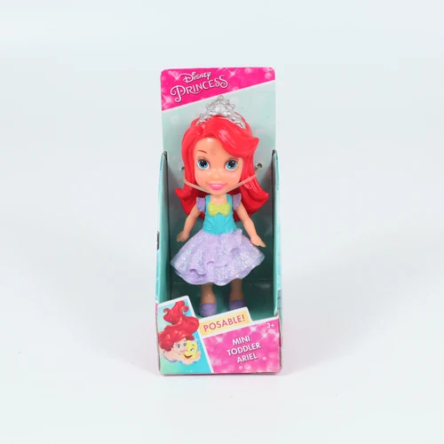 Disney Mini Toddler Posable Princess Merida Rapunzel Belle Ariel
