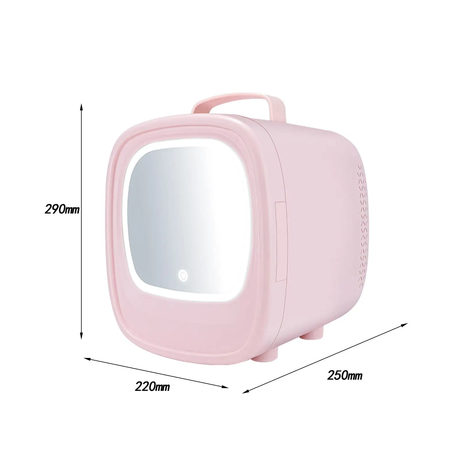 Skincare Fridge 6L Small Mini Refrigerator for Skincare Cosmetic Drinks