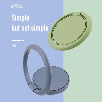 Supporto per telefono cellulare con anello per dito per iPhone Xiaomi Supporto per supporto adesivo Supporto per smartphone Accessori per telefono Staffa per dito rotonda 1