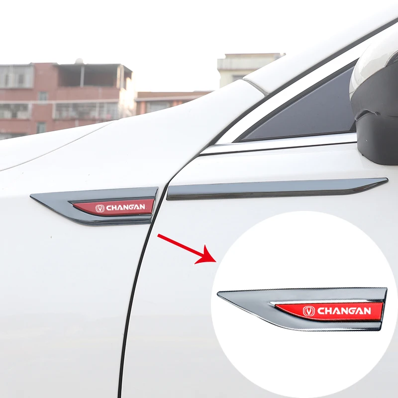 

Car metal logo fender stickers personalized decorative side markers for Changan CS85 CS75 PLUS CS95 CS35 alsvin CS15 CS55