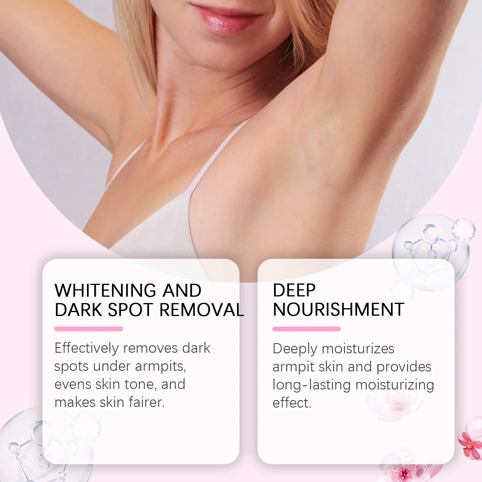 Sakura Moisturizing Cream Improving Dryness Roughness Brighten Skin Tone Fade Dark Spot Nourishing Moisturizing Body Lotion 3