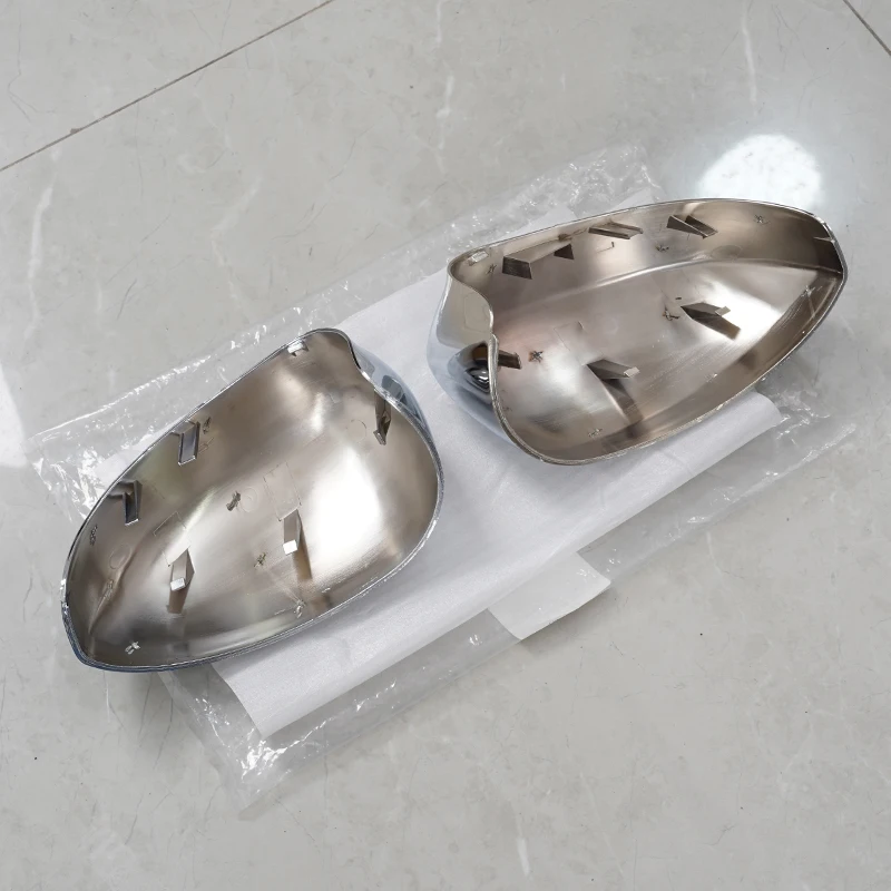 Passend für Fiat 500 2007 2008 2009 2010 2011–2023. Paar verchromte Rückspiegel-Abdeckkappe, Autozubehör 735452185 735452186 – Detail 4