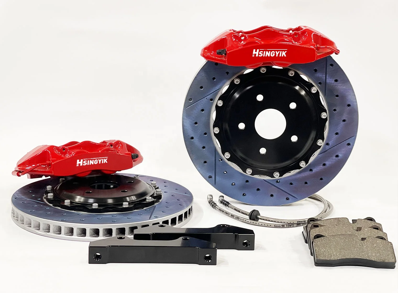 4 6 Piston Big Calipers Floating Brakes Discs Kits For Ford Mustang Pontiac G8 Gt Chevrolet Nissan 370Z Porsche 718 Cayman