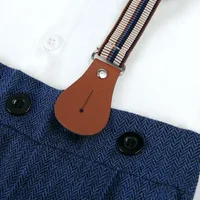 Vêtements de Style anglais pour bébé garçon, en coton, à manches longues, haut et bas, chapeau, gilet, 4 pièces, vêtements d'automne pour enfants de 1 à 3 ans 6