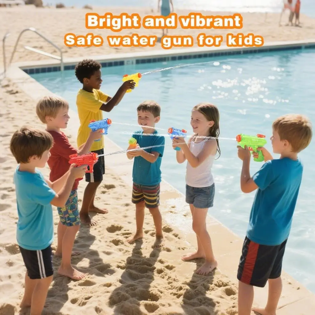Bunte Wasserpistolen Set Für Kinder Und Erwachsene Im Freien_voghion.com