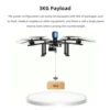 Radiolink M435 4-Rotor 3KG Payload Heavy Lift Drone 120km/h Flight Speed, Routes Planning And Autopilot, 4KM Long Range RTF 2