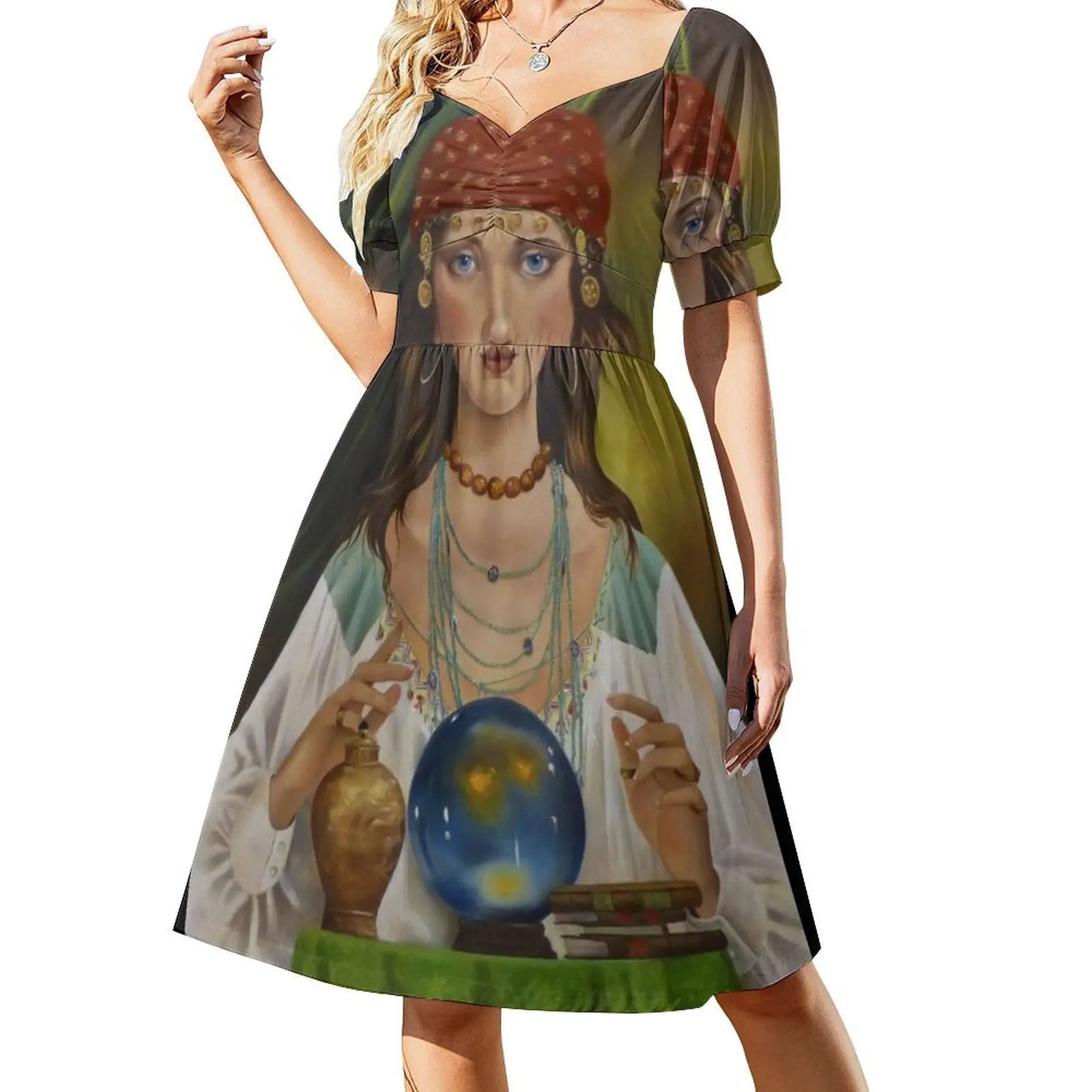 

Fortune Sleeveless Dress birthday dresses for women Women's summer long dress
