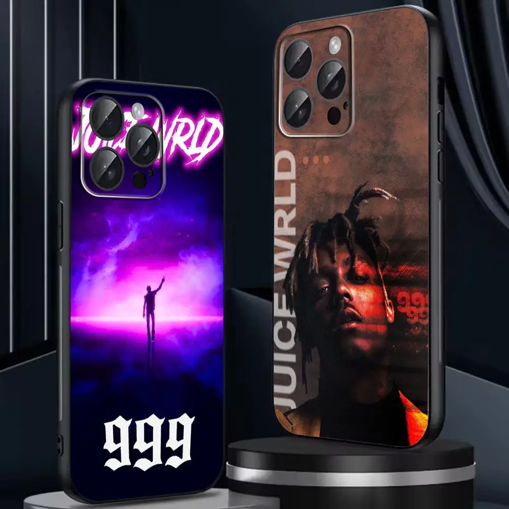 Juice Cool Fashion Design Shockproof Soft Black Phone Case