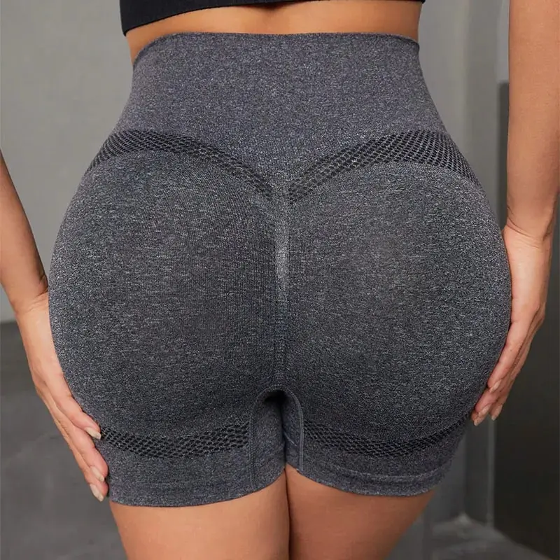 Women's Two-Piece Tight-Fitting Seamless Shorts High-Waisted Quick-Drying Breathable Yoga Pants Running Exercise Fitness Shorts Workout Shorts Yoga Shorts Sports Shorts Running Shorts Seamless Shorts