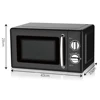 Home Office Fast Light Wave 360 Turntable Microwave Oven Visual Heating Microwave Oven 5