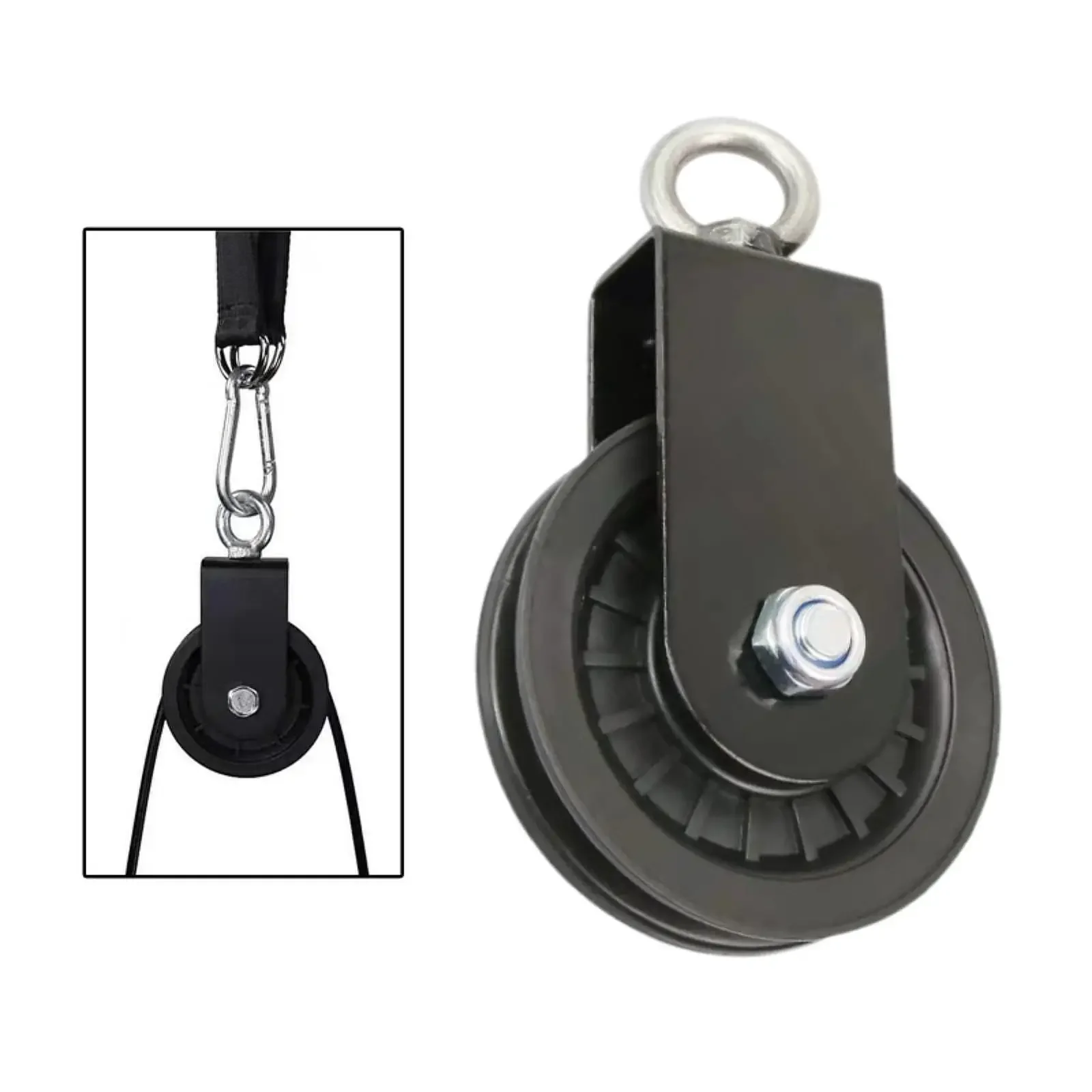 Cable Pulley Easy to Use Traction Wheel for Gym Clothesline Cable Machines Laces hockey Hockey grip Air hockey Hockey gloves