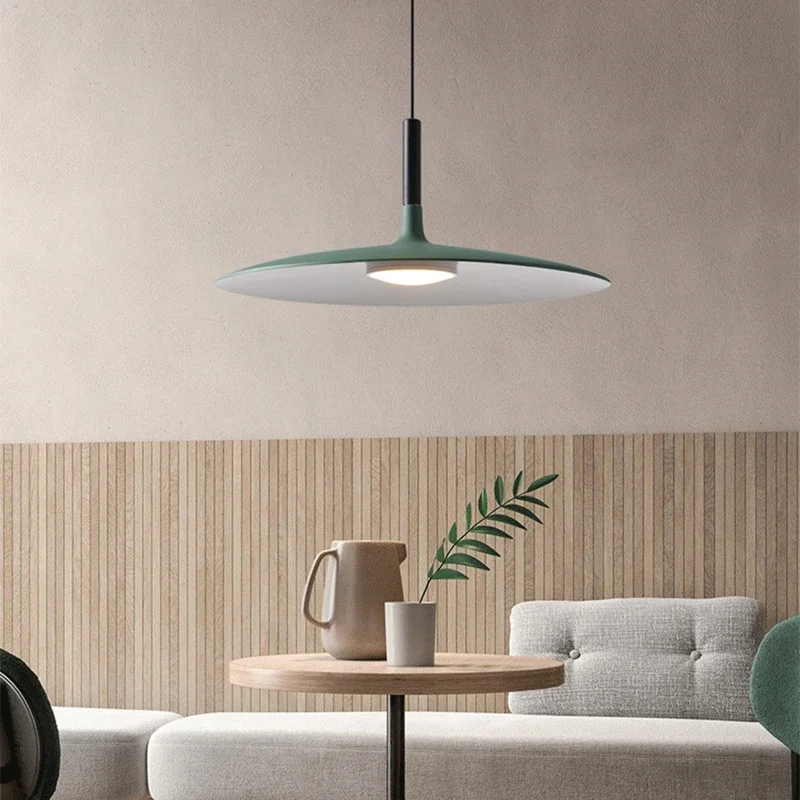 

Nordic UFO LED pendant light modern Creativity chandelier indoor restaurant home bedroom living room kitchen hanging light