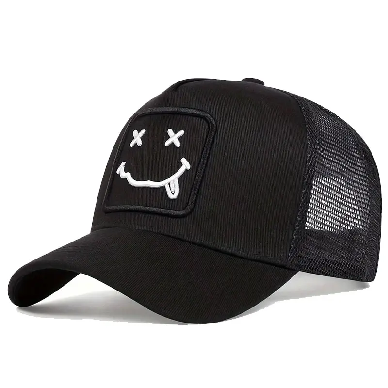 Baseball Caps Unisex XX Tongue Sticking Embroidery Baseball Net Caps Spring Summer Outdoor Adjustable Casual Hats Sunscreen Hat