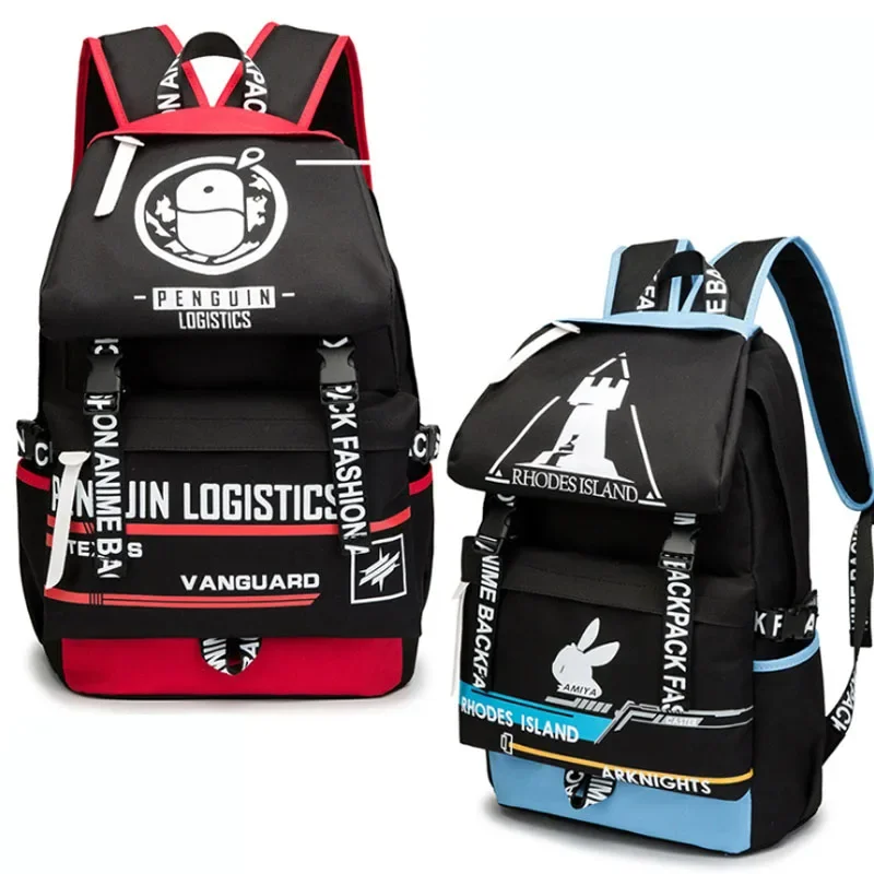 Arknights-Mochila Amiya Texas Midoriya Izuku Scout Legion, bolso de viaje de hombro escolar de gran capacidad, Mochila de día