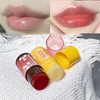 2Pcs Set Fruit Honey Mini Lipstick Before Makeup Base Water Moisturizing Lip Mask Hydrating Fade Lip Lines Lip Oil Cosmetics 1