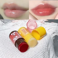 2Pcs Set Fruit Honey Mini Lipstick Before Makeup Base Water Moisturizing Lip Mask Hydrating Fade Lip Lines Lip Oil Cosmetics 1