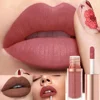 12 Colors Matte Lipstick Red Waterproof Sexy Makeup Lip Tint Smooth Nude Brown Pink Long Lasting Non-stick Lip Cosmetic Make Up 1