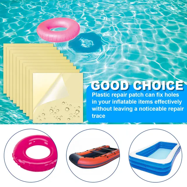 Iatable Pool Patch Javító Készlet Medence A Talaj Feletti Négyzet Alakú Ön Adagoló Szalag Légmatracokhoz - Image 2