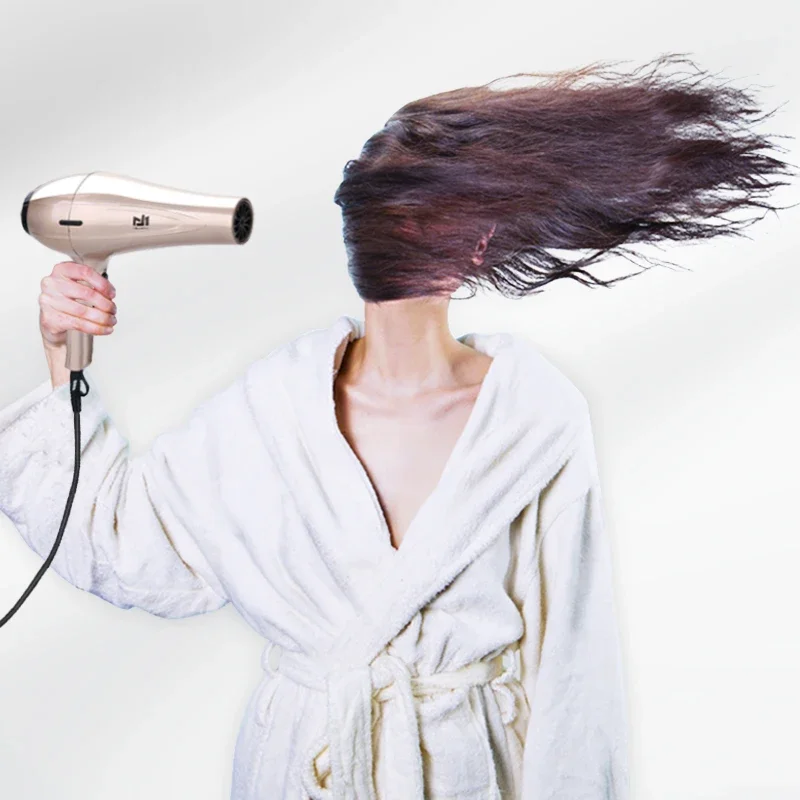 3200W Dryer High Quality Professional Hair Dryer High Power Negative Ion Quick Dryer Hot/cold Air With Air Collecting Nozzle 40D 2