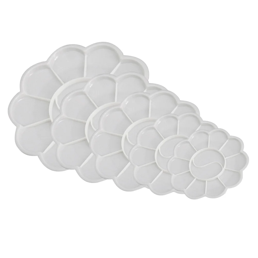 

5 Pcs Palette Paint Tray for Kids Watercolor Medium and Small Pigment White