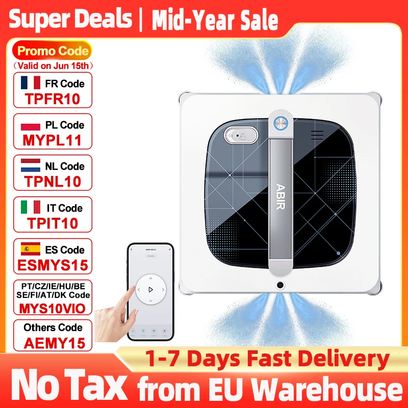 Robot do mycia okien ABIR WD10 z Polski za $127.43 / ~476zł