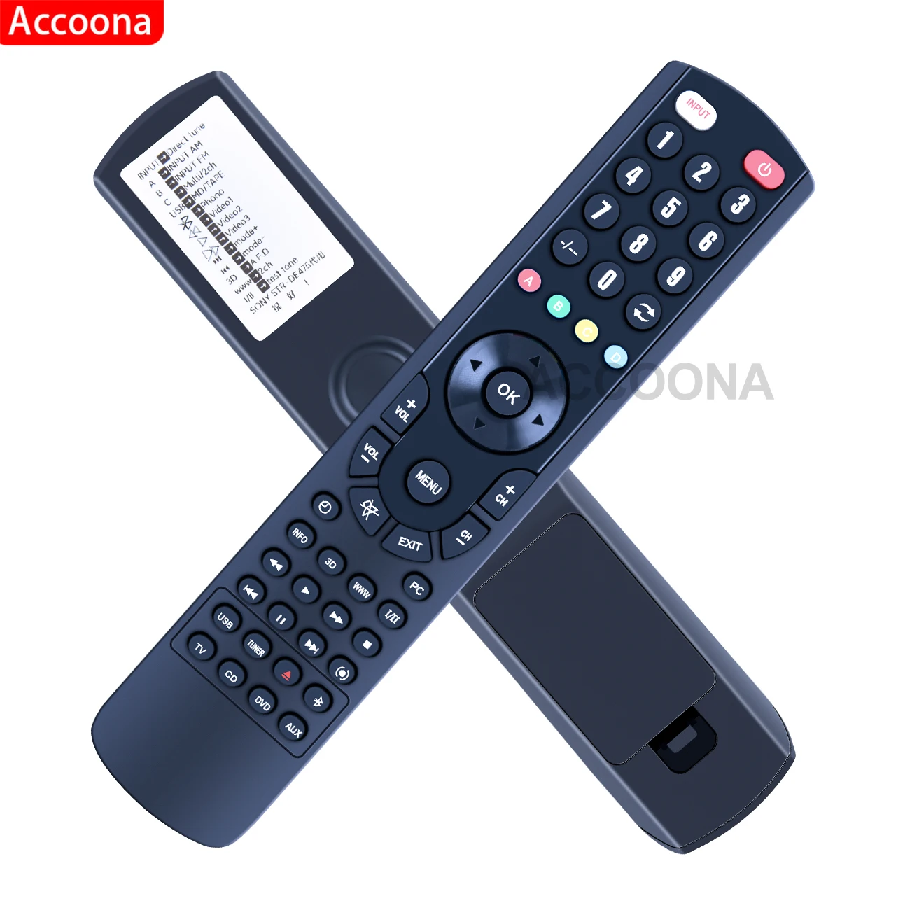 Controle Remoto Rm-u305 para Sony Str-de475 Str-de375 Str-de675 av Sistema - Image 2