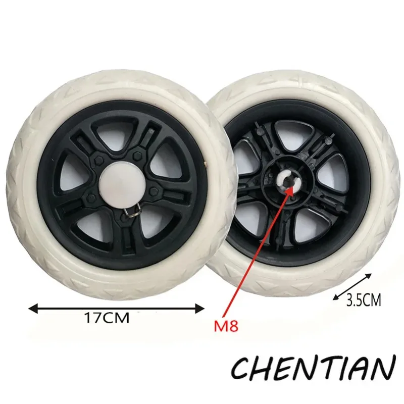 Rubber Caster Wheels 2pcs Children's Toy Wheels Luggage Wheel Travelling Cart Suitcase Replacement Parts