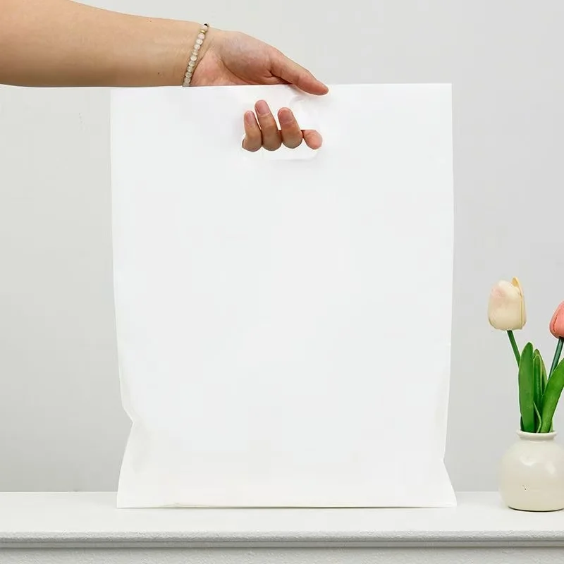 20 Stück/Set 15x20cm*20x28cm Leere Flache Plastiktüten Kleidung Einkaufstaschen Hochzeitsgeschenktüten für Kleinunternehmen Partyzubehör – Detail 9