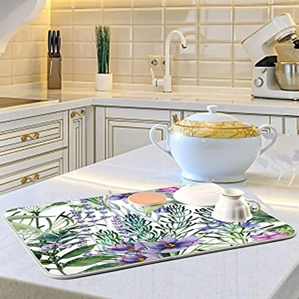 Microfiber Dish Drying Mat Washable - China Drying Mat and Kitchen