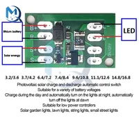Panneau solaire automatique, panneau de chargeur de batterie, veilleuse, interrupteur de commande de lampe LED, Module de contrôleur de charge de chargeur de batterie 2