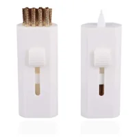 2 Pack Golf Club Cleaning Brush Retractable Pocket Size Golf Club Groove Cleaner Cleaning Tool Double Side Golf Brush Kit 1