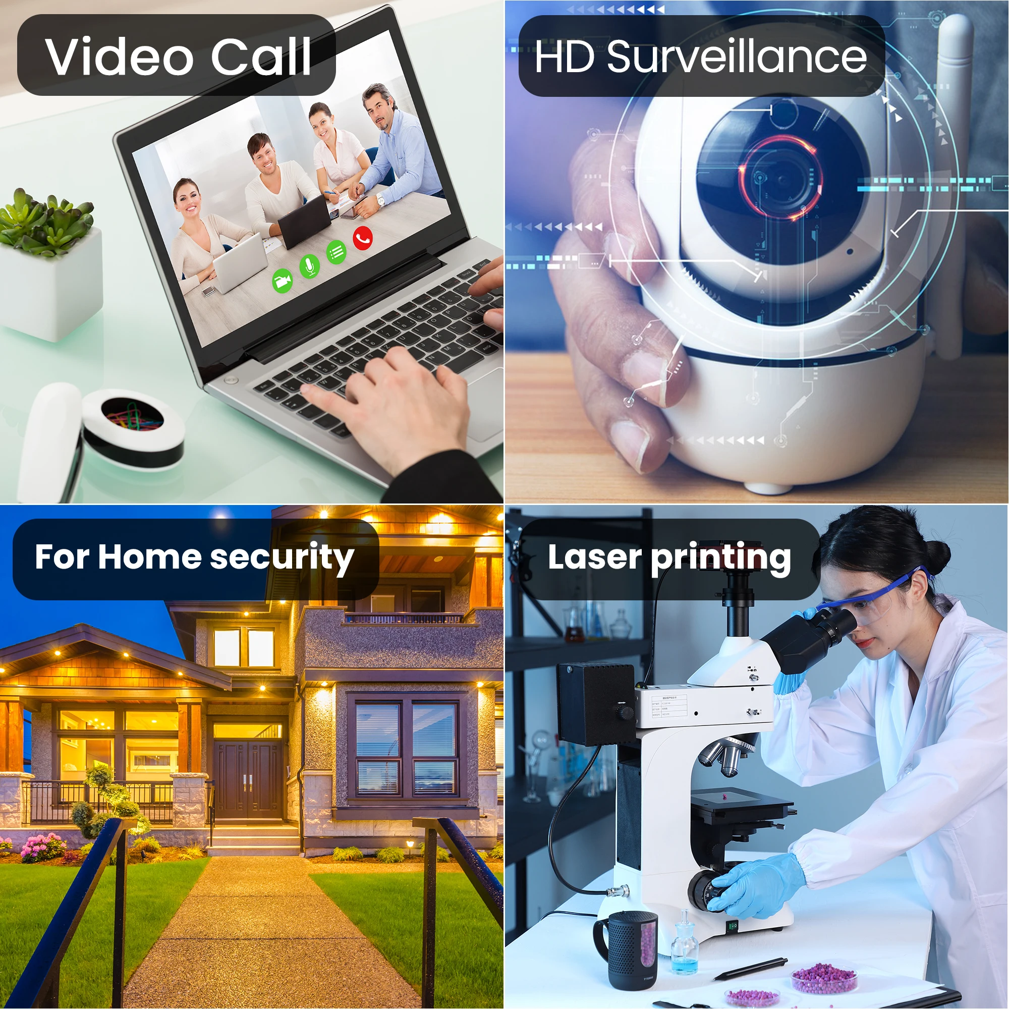 ELP 8MP Webcam With Fixed Focus 4/6/8/12mm CS Lens IMX179 Camera Industrial Full HD Mini PC Camera for Windows,Linux,Mac 6