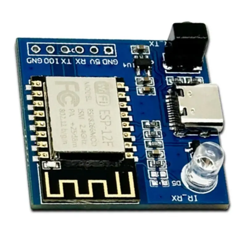 ESP8266 NEC 명령용 적외선 송수신기 WIFI ESP-12F 모듈 TYPE-C 인터페이스 전송 모듈
