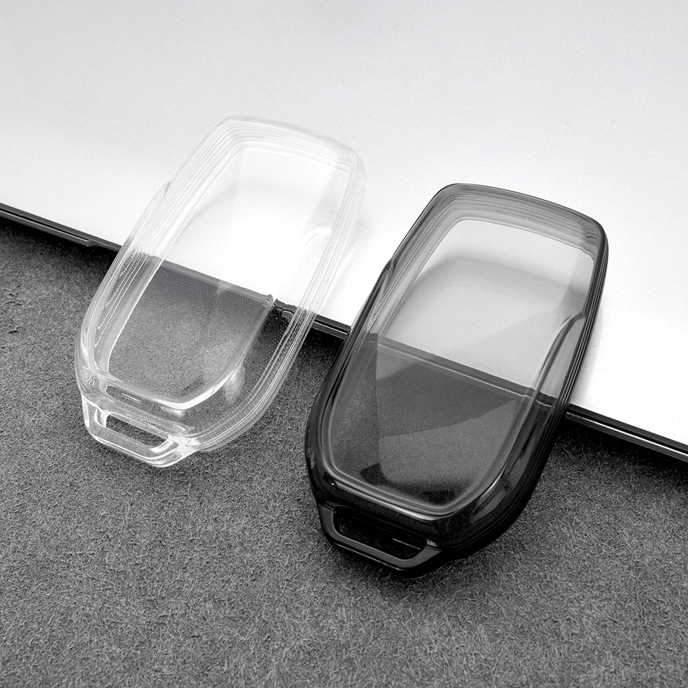 Black Transparent Key Fob Case TPU Cover For Corolla Cross Venza Harrier 2021-2023 For For Corolla Hatchback Sedan 2023