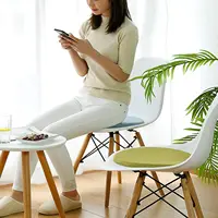Memory Foam Seat Cushion Anti-Slip Soft Solid Round Floor Seat Futon Office Chair Pad Bar Seat Stool Cushions 30/35/40cm 2