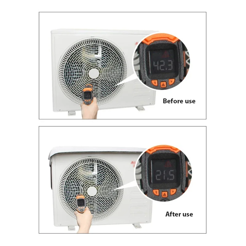 Outdoor Rainproof Air Conditioning Cover Air Conditioner Waterproof Dust Cover Washing Anti-Dust Anti-Snow Cleaning Bag 100*50cm - 5
