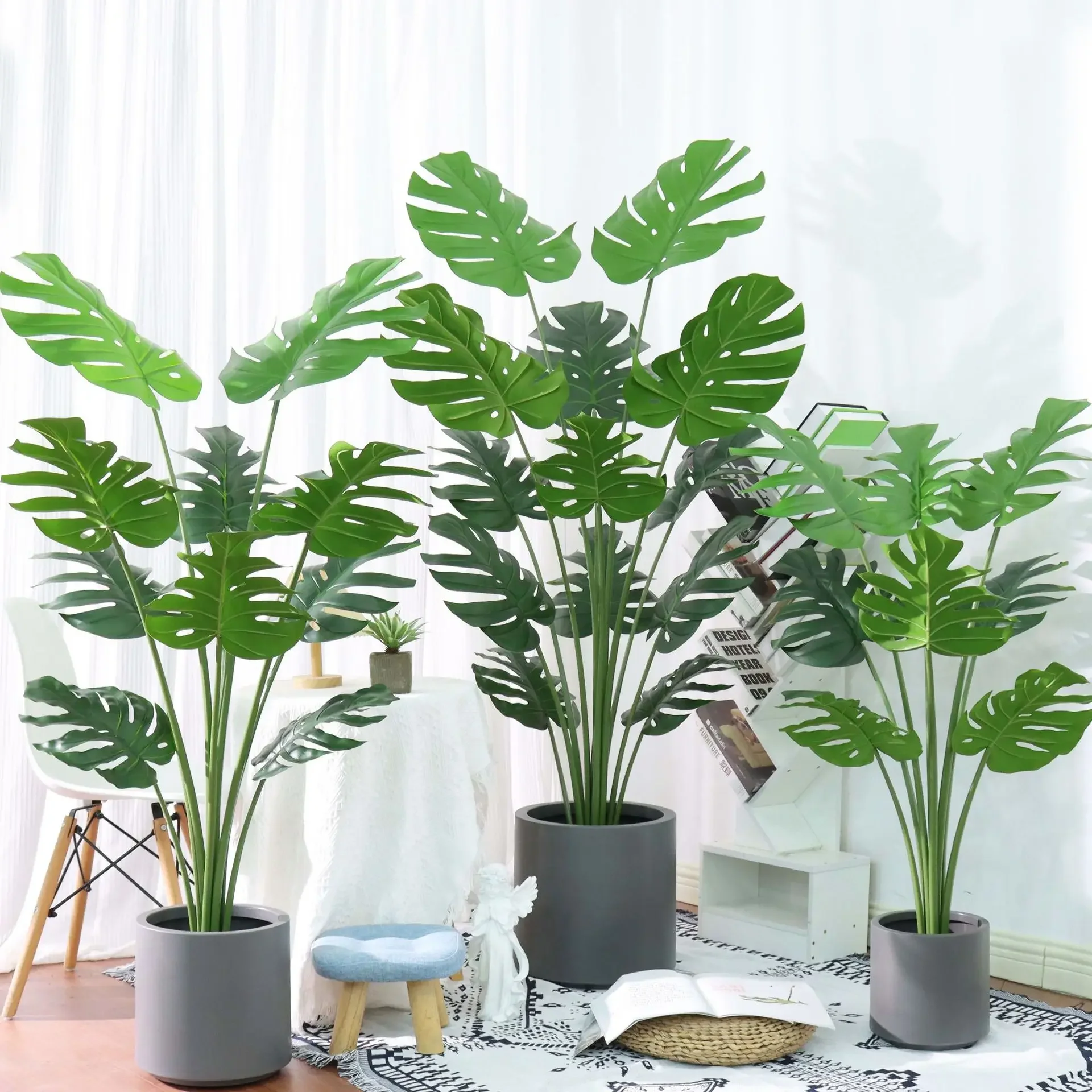 

Simulation Green Turtle Back Plant Pot, Artificial Plant, Large Fake Bonsai, Living Room, Interior Home Decoration, 60cm
