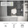 Folding Shower Seat Wall Mounted– Up To 350lbs, Secure Folding Shower Bench, Space Saving Mounted Shower Seat, Luxury Fold Down 2