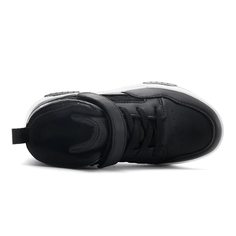 أحذية أطفال كلاسيكية على الموضة للأولاد أحذية رياضية جلدية عالية الجودة أحذية كرة السلة المتزلج أحذية رياضية فاخرة للأولاد