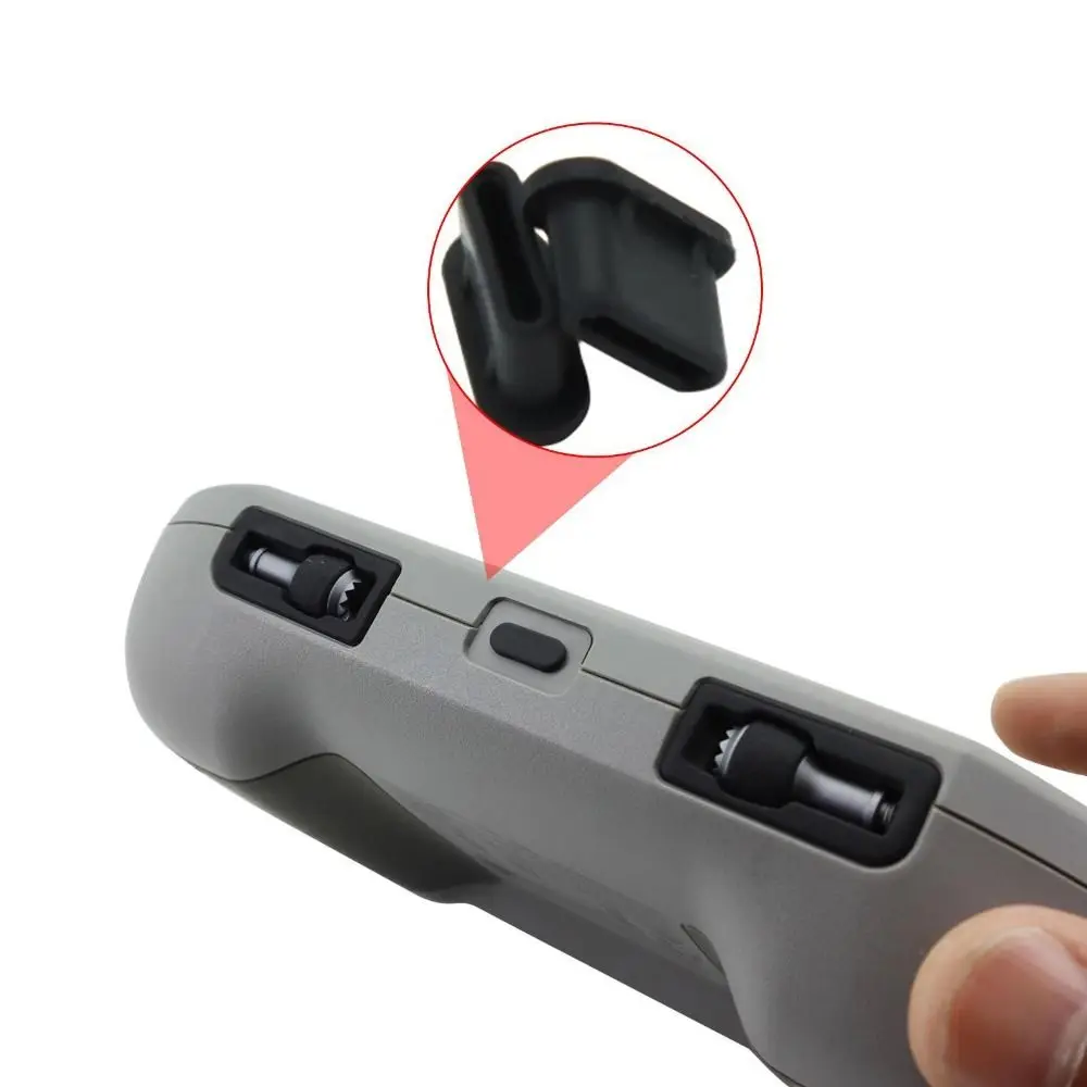 20pcs 충전 포트 먼지 플러그 실리콘 블랙 화이트 배터리 포트 플러그 DJI Mini 3 PRO RC/RC-N1 용 범용 넓은 용도