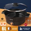 Plug-in Yuanyang electric hot pot multifunctional electric boiling pot household hot pot dormitory large capacity one basin 3