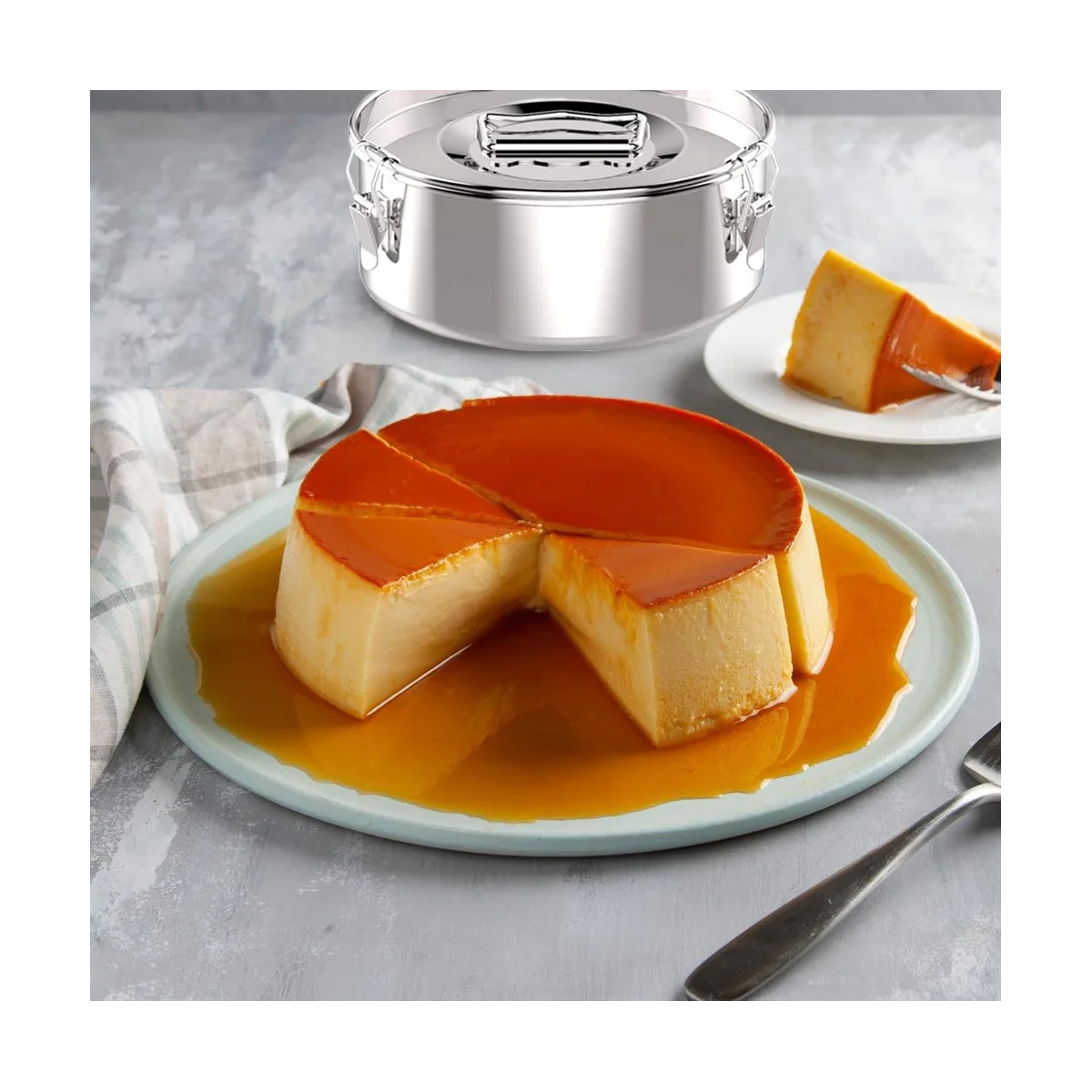 https://ae01.alicdn.com/kf/S1b8eac3d7b2a48b3aae3b6c5fc60f857l/Flan-Pan-Flanera-Mold-Stainless-Steel-Flan-Mold-with-Lid-Flan-Maker-for-6-Quart-Pot.jpg