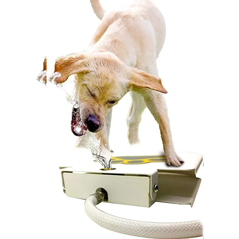 

Outdoor Dog Drinking Dog Feeder Sprinkler Step On Easy Paw Pedal Activated Free Water Fountain Water Dispenser