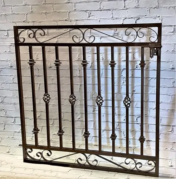 Hot Selling Factory Wholesale Latest Main Gate Designs Wrought Iron Gate Metal Gates Wrought Iron 5